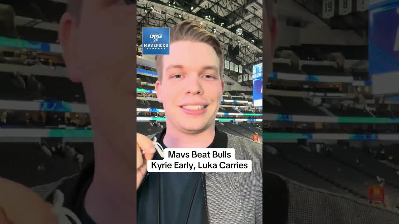 Mavs Beat the Bulls, Kyrie Irving Gets Mavs Going, Luka Doncic Carries #mavs