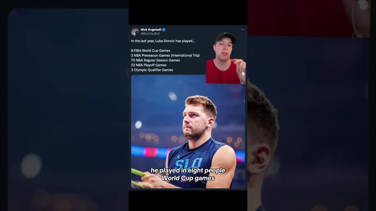 Luka Doncic & Slovenia’s run to make the Paris Olympics ends but Luka Finally Gets Some REST