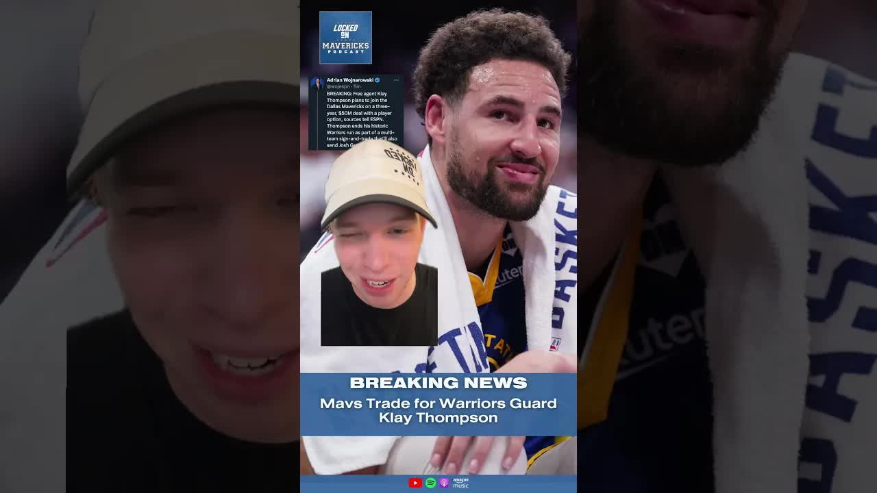 Klay Thompson Traded to the Dallas Mavericks, Mavs & Warriors Agree to a Deal #nba #mavs #mavericks