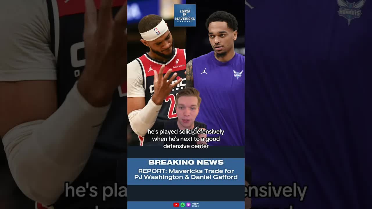 Mavs Trade: PJ Washington & Daniel Gafford to the Dallas Mavericks? #mavs #mavericks