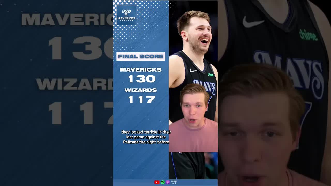 Dereck Lively II, Luke Doncic lead Dallas Mavericks vs Washington Wizards #mavs #nba #mavericks