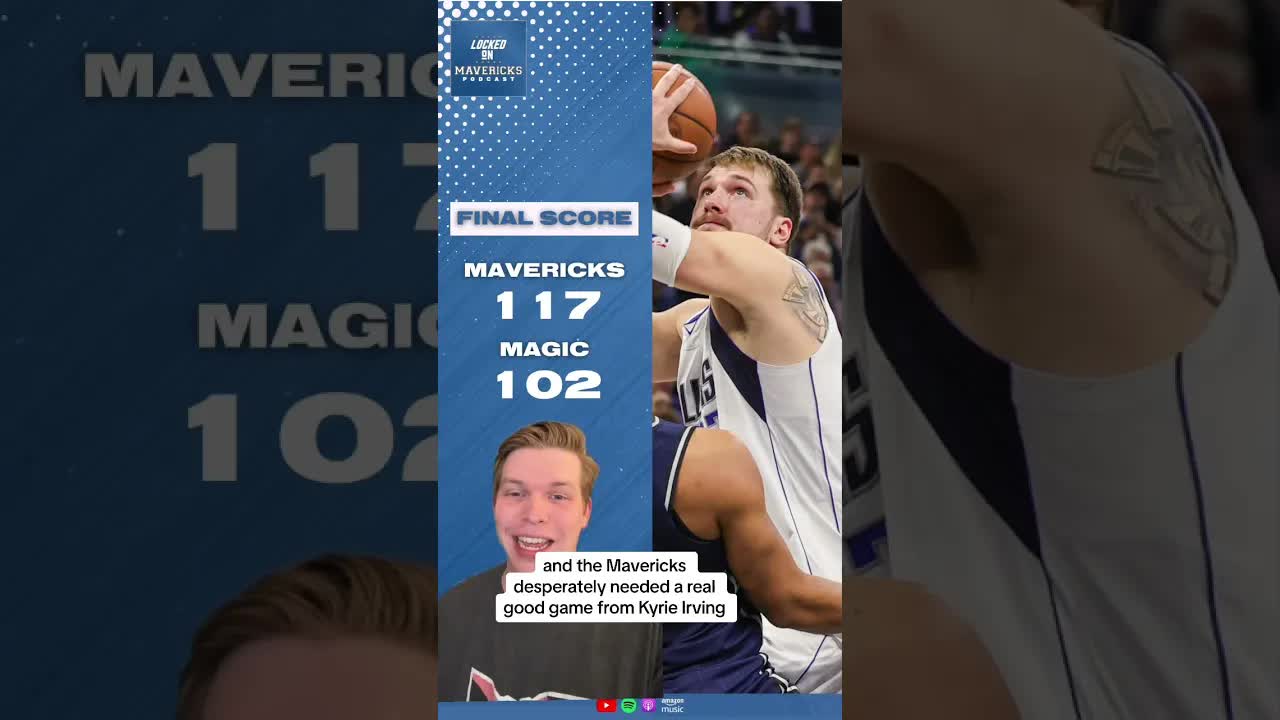 Kyrie Irving, Luka Doncic & the Dallas Mavericks win again against the Orlando Magic #mavs #dallas