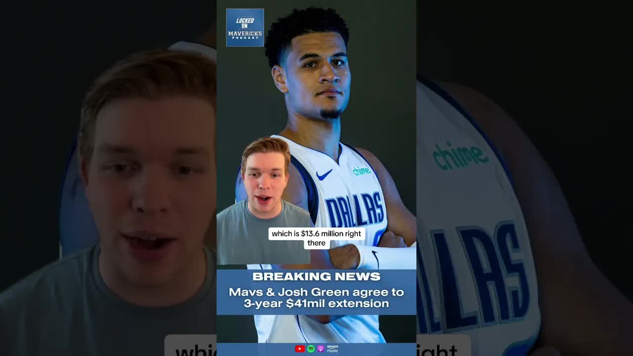 Josh Green & the Dallas Mavericks Agree to Extension #mavs #dallasmavericks #mavericks #dallasmavs