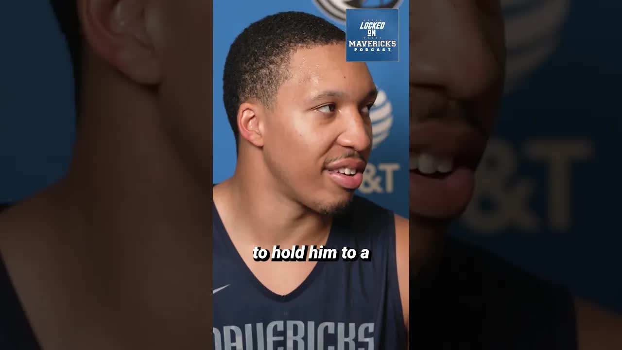 Grant Williams on what Dallas Mavericks’ rookie Dereck Lively II needs to do this season #mavs #nba
