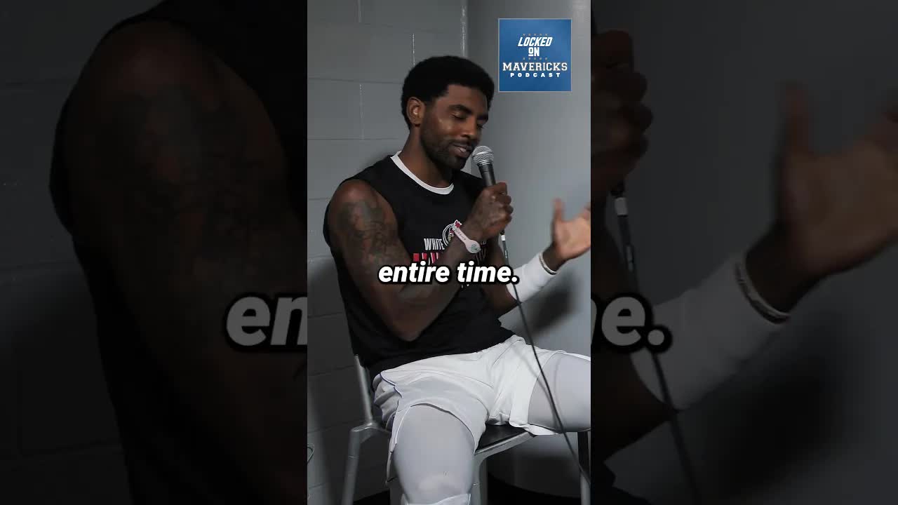 Kyrie Irving is the Best Luka Doncic Defender... According to him 😂 😂 #mavs #kyrieirving #lukadoncic