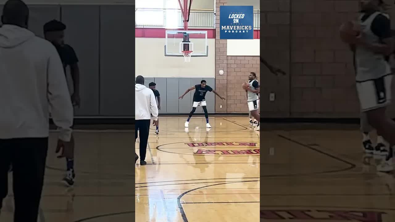 Dereck Lively II, Olivier-Maxance Prosper, & Jaden Hardy in Dallas Mavericks Summer League Practice