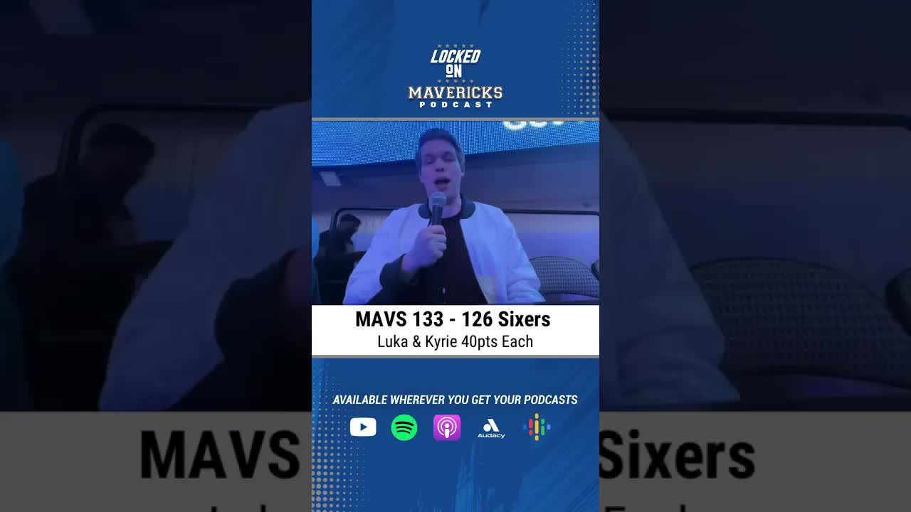 Luka Doncic, Kyrie Irving 40 Points Each in Dallas Mavericks vs Philadelphia 76ers #mavs