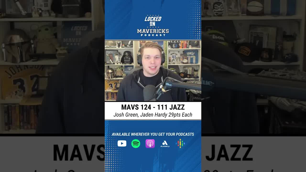 JOSH GREEN & JADEN HARDY Lead Dallas Mavericks in Utah Jazz Win Without Luka Doncic & Kyrie Irving