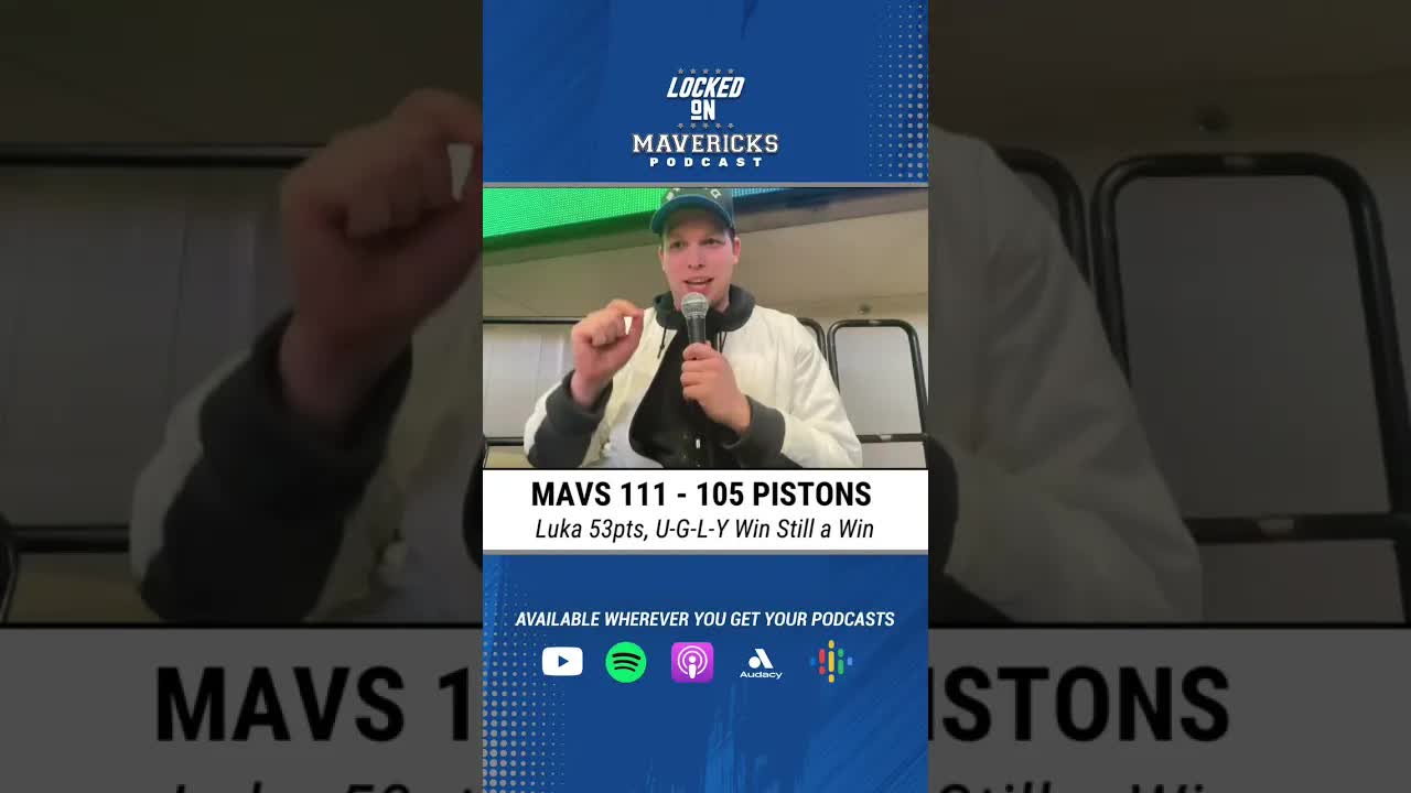 Luka Doncic 54 Points, Dallas Mavericks Beat Detroit Pistons