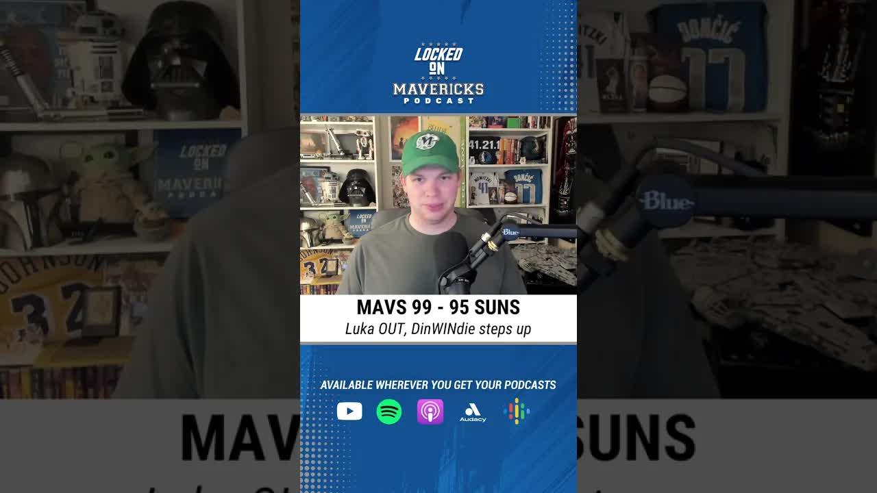Luka Doncic Injury, Spencer Dinwiddie Steps up in Dallas Mavericks win over Phoenix Suns #shorts