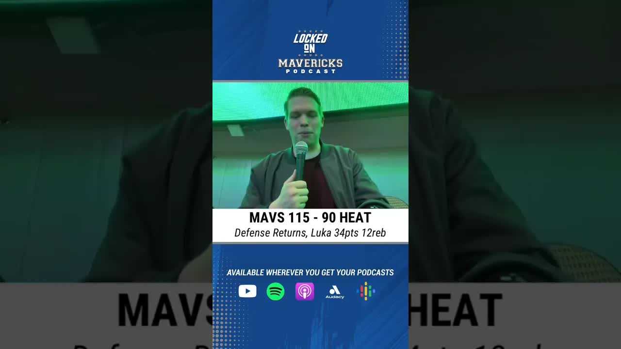 Luka Doncic, Dallas Mavericks Hold Miami Heat to 90 Points in win #mavs #dallasmavericks #lukadoncic