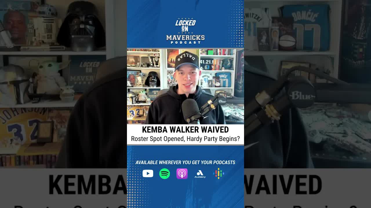 Kemba Walker Waived by Dallas Mavericks, More Minutes for Jaden Hardy? #Shorts #Mavs #dallasmavs
