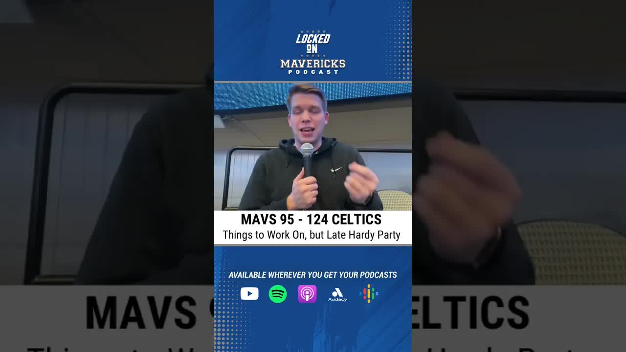 Dallas Mavericks Struggle vs Boston Celtics, Jaden Hardy Plays Well Late #mavs #dallasmavericks