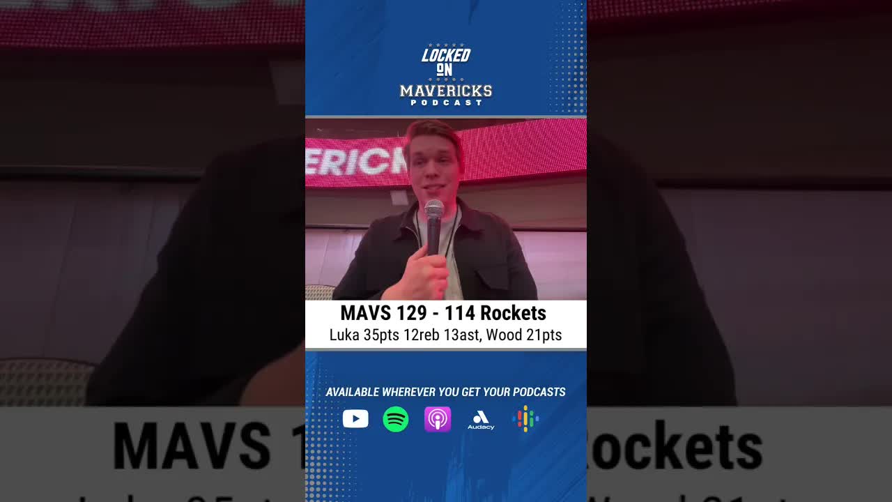Luka Doncic Triple Double in Dallas Mavericks Win vs Houston Rockets #mavs #lukadoncic