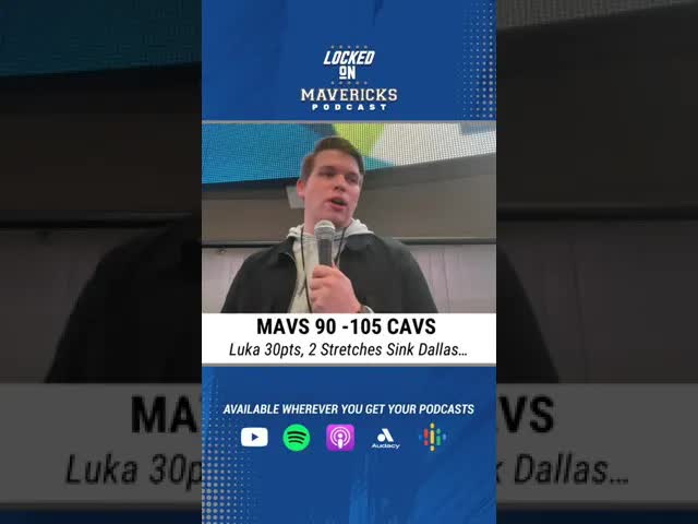Luka Doncic 30pt but Dallas Mavericks fall to Cleveland Cavaliers #mavs #dallasmavericks