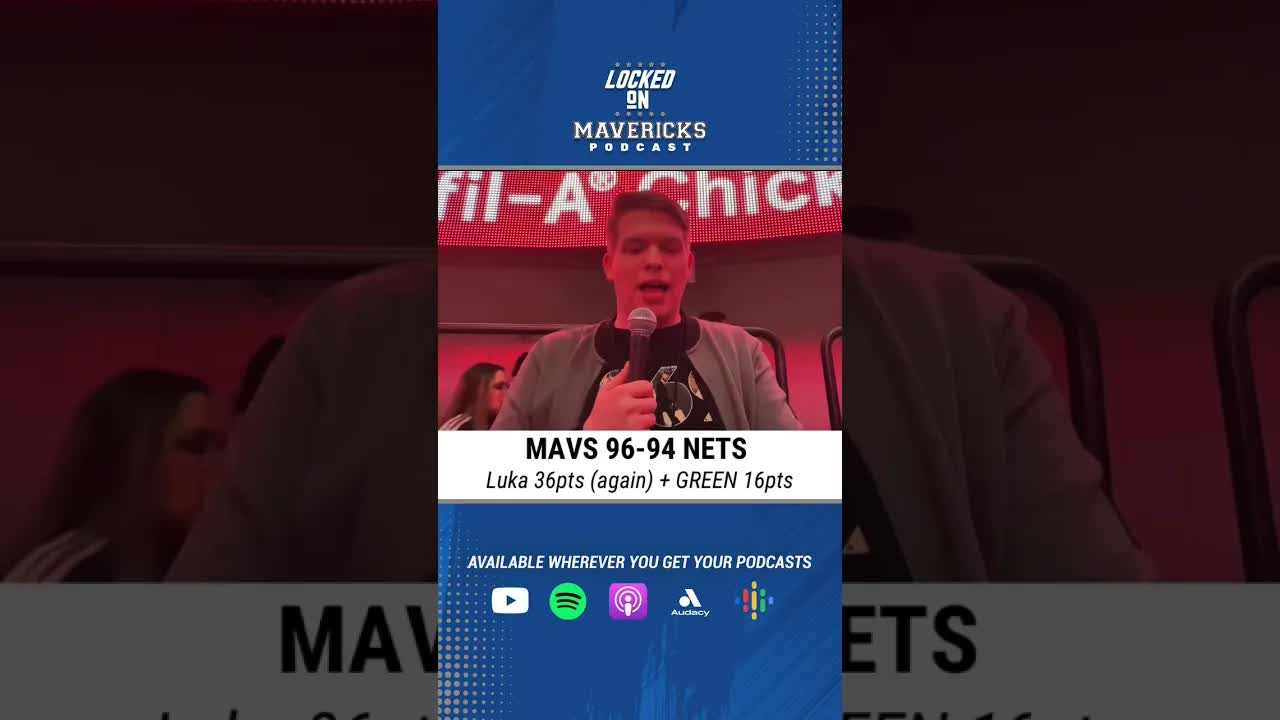 Dallas Mavericks Win Clutch Game AGAIN vs Brooklyn Nets, Luka Doncic vs Kevin Durant #shorts