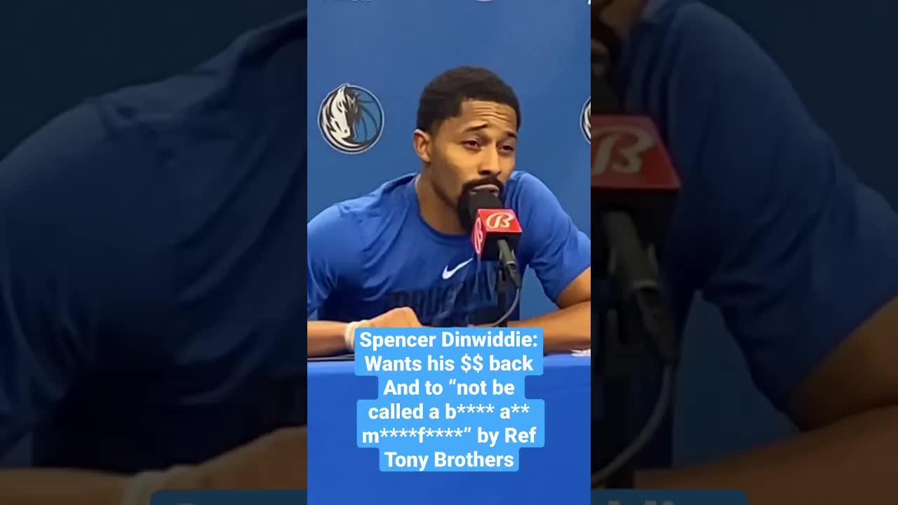 Spencer Dinwiddie calls Out NBA Referee Tony Brothers for Technical Foul | Dallas Mavericks