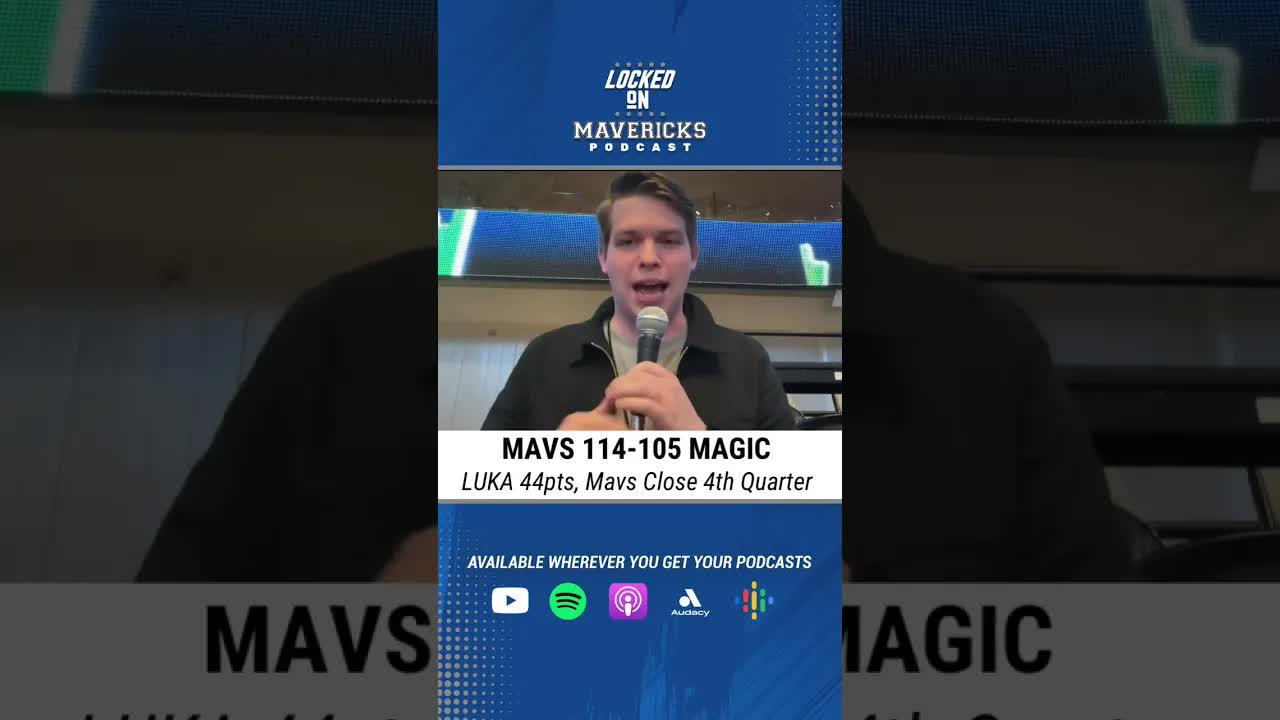 Luka Doncic 44 points, Dallas Mavericks Beat Orlando Magic & Close a 4th Quarter #Shorts