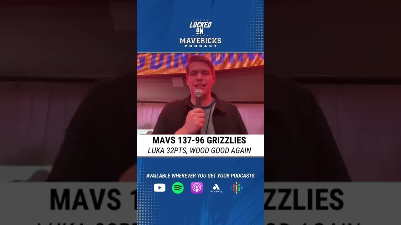 Luka Doncic Makes it Look Easy Dallas Mavericks Beat Memphis Grizzlies, Christian Wood Shines