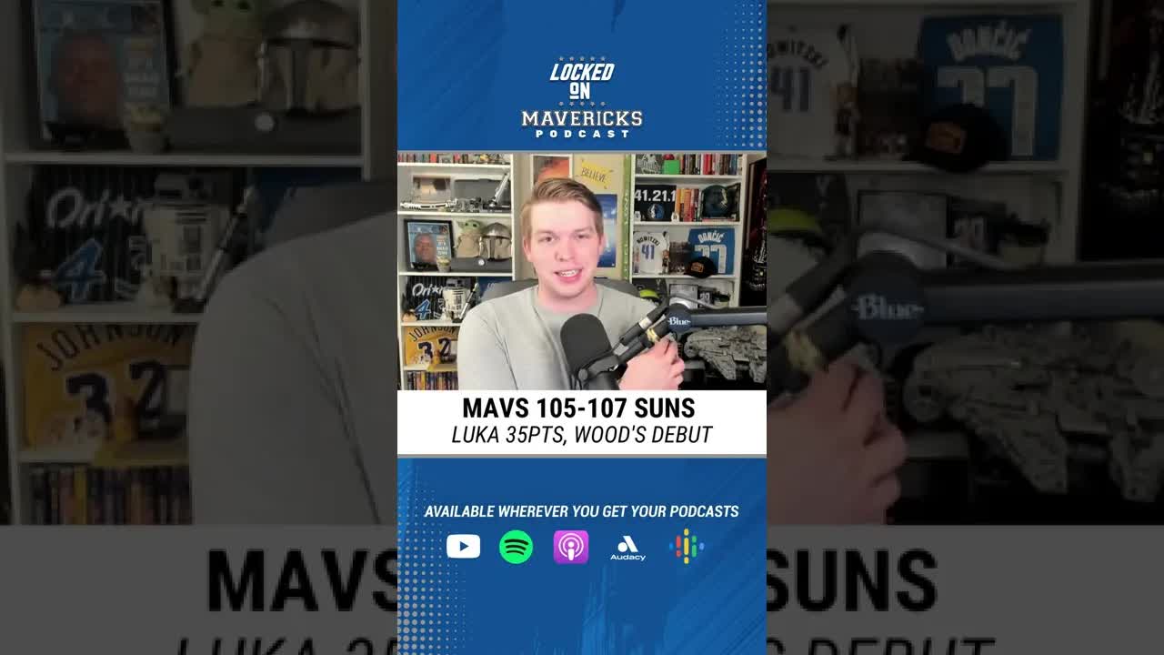 Dallas Mavericks Fall to Phoenix Suns, Luka Doncic 35 points & Christian Wood 25 points #Shorts