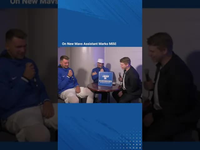 Luka Doncic Hopes Dallas Mavericks Assistant Marko Milič from Slovenia Can Help Him Jump Higher