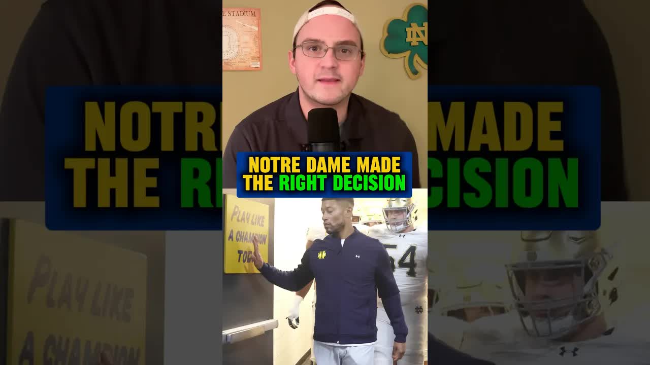 Unfortunately the #Irish season is over, but for good reason 😤 #NotreDame #football #edit #shorts