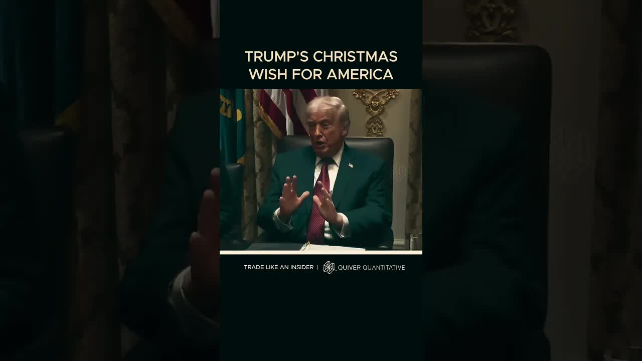 Trump gives his Christmas wish for America