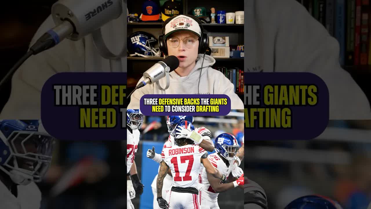 Would you want the #Giants to draft any of these guys? #newyorkgiants #nfldraft #defensiveback #nfl