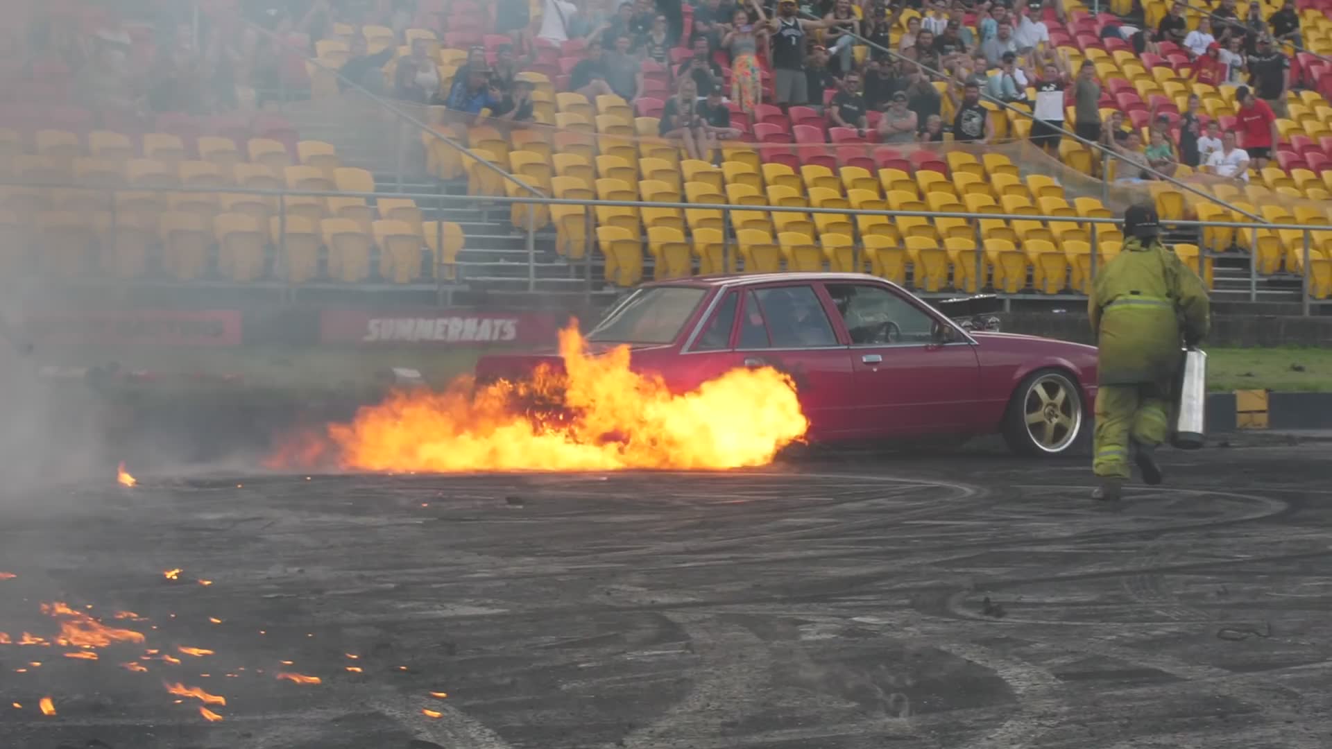 Easter automotive gathering heats up with action