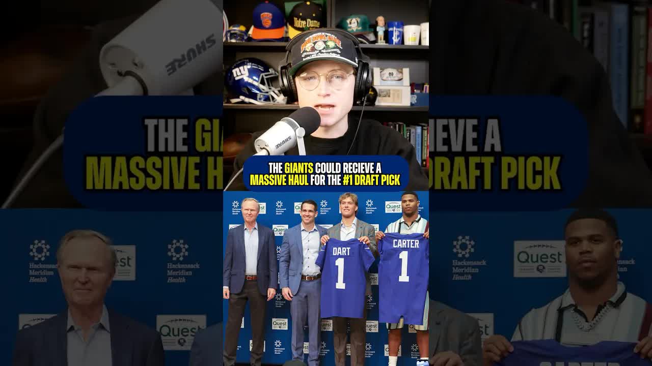 Should the #Giants trade back if they get the 1st pick? #newyorkgiants #atozsports #nfldraft #nfl