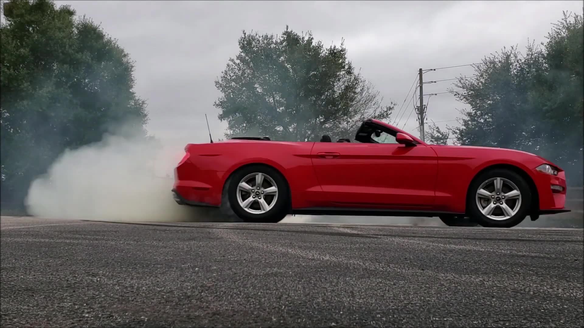 Sliding a turbocharged four cylinder Mustang sideways
