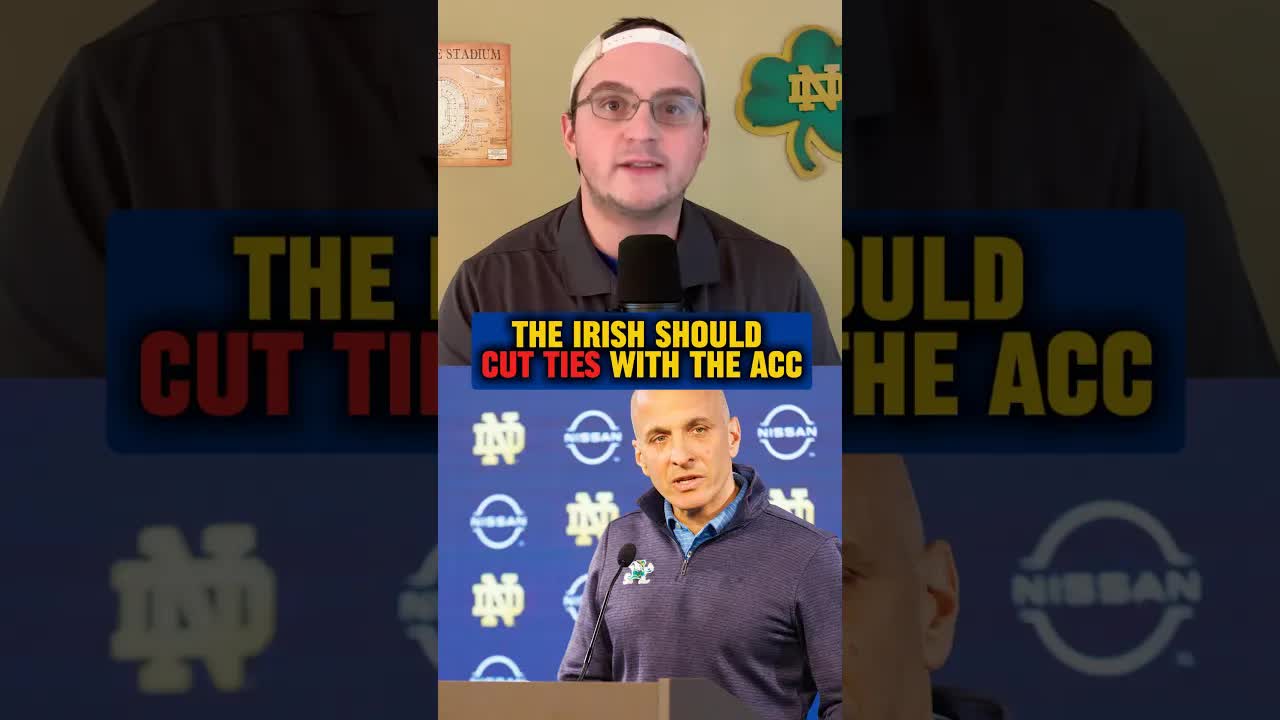 The #Irish would be just fine without the ACC and their partnership 💪 #NotreDame #football #shorts