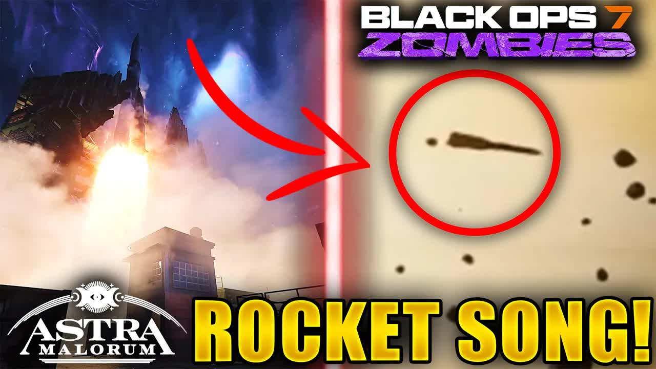 Astra Malorum ROCKET Launch Easter Egg Guide! Der Eisendrache Music (Black Ops 7 Zombies Rocket EE)
