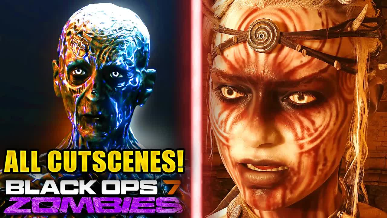 Black Ops 7 Zombies ALL Cutscenes Movie! Ashes of the Damned-Astra Malorum (BO7 Zombies Cutscenes)