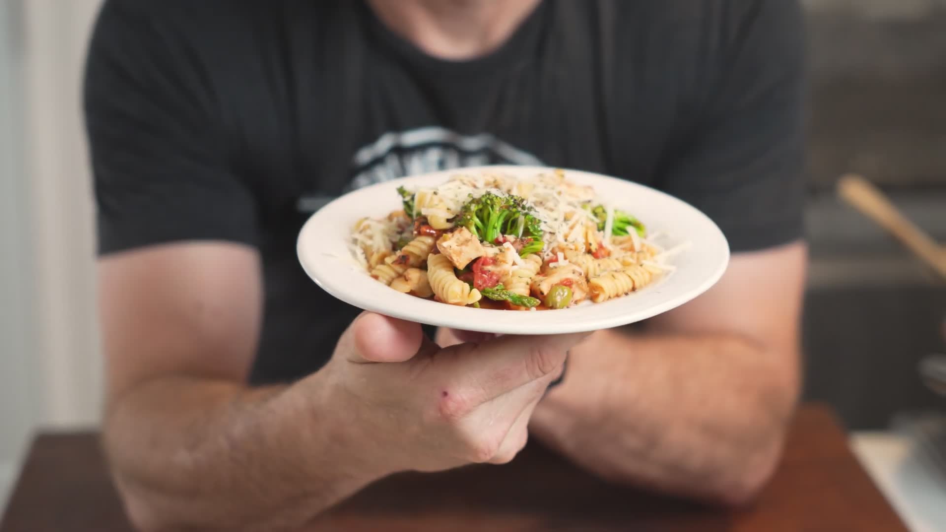 Best chicken and vegetable pasta with fresh ingredients