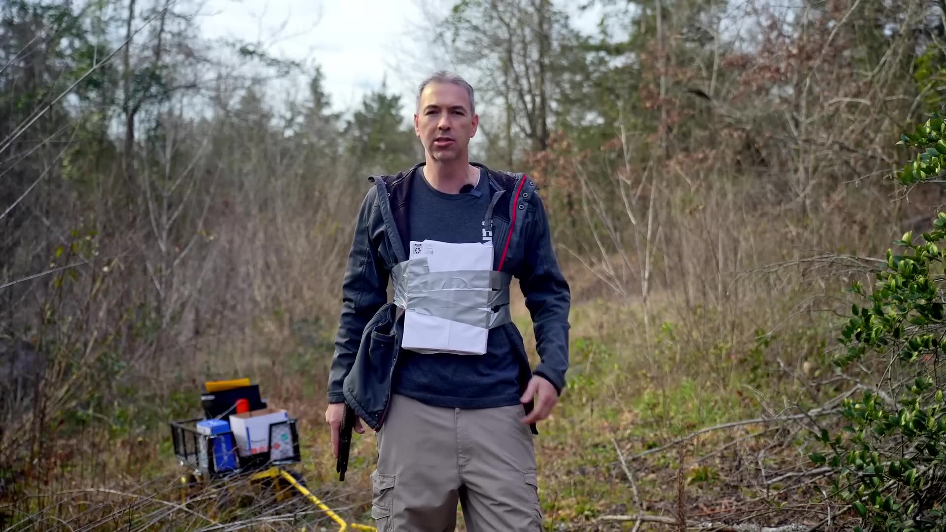 Testing improvised ballistic protection materials