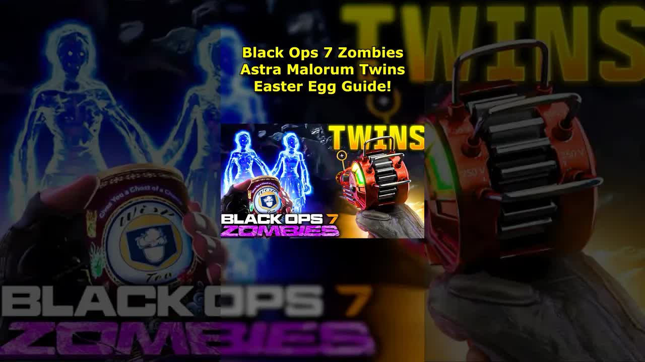 Astra Malorum THE TWINS SECRET ANNOUNCER Easter Egg Guide (Black Ops 7 Zombies Ghost Twins EE)