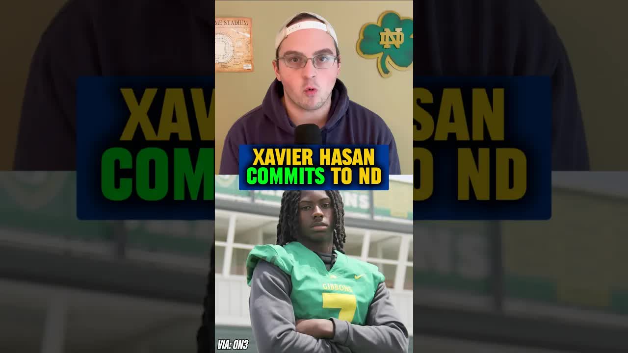 Marcus Freeman and the #Irish pick up an early recruiting win for 2027 😤 #Football #edits #shorts