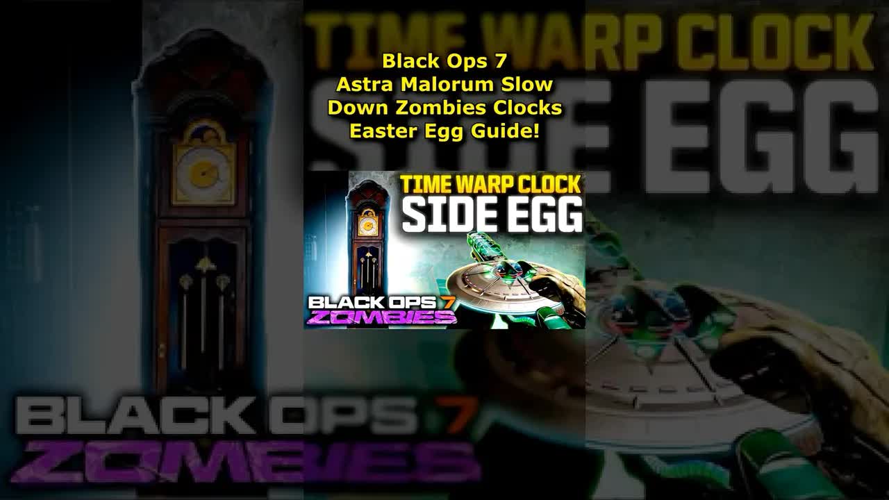 Astra Malorum Slow Down Zombies CLOCKS Easter Egg Guide (Black Ops 7 Zombies Warp Time Clock EE)