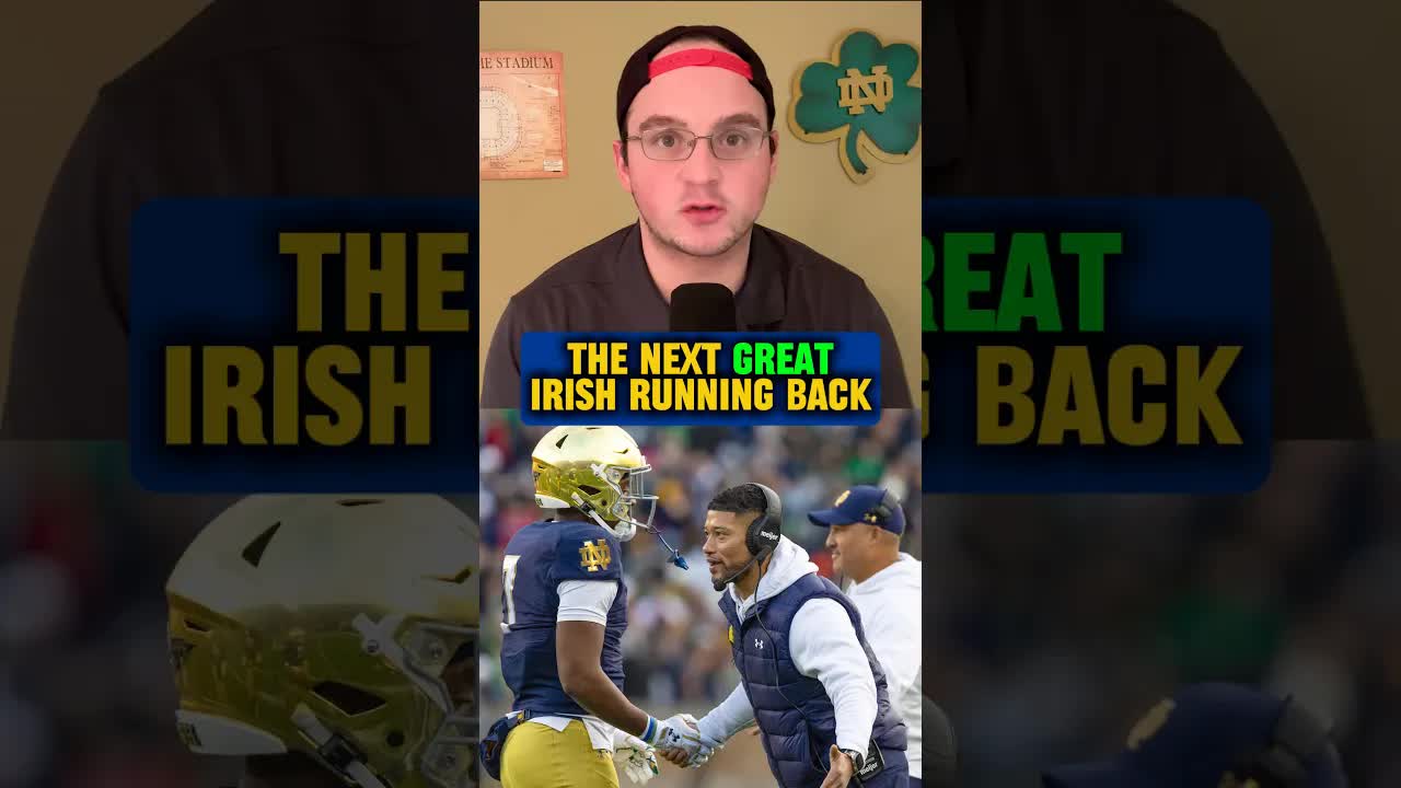Osborne will be fun to watch for the #Irish in the years ahead 🔥 #NotreDame #football #edit #shorts