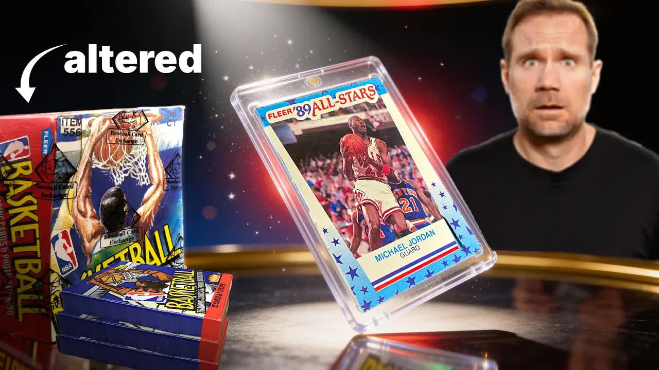 I Opened a 1989 Fleer Basketball Box (it was altered)