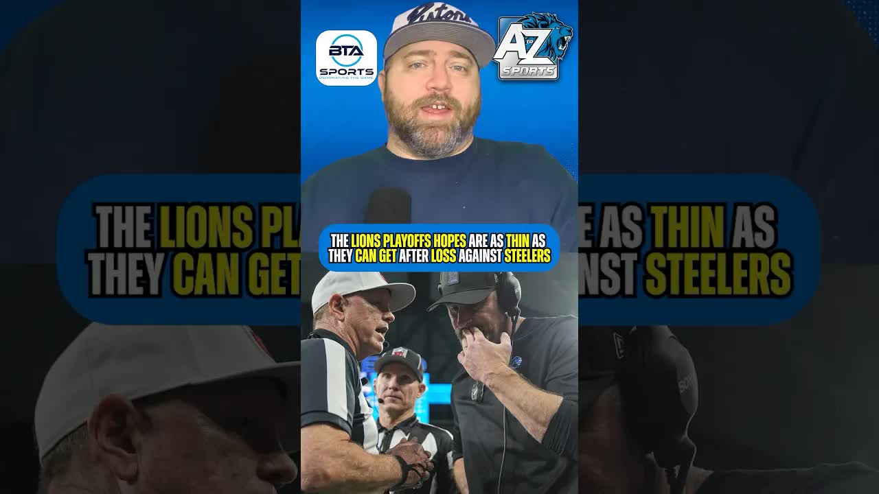 The #Lions loss against the Steelers the frosting on the cake for this 2025 season… #nfl #detroit