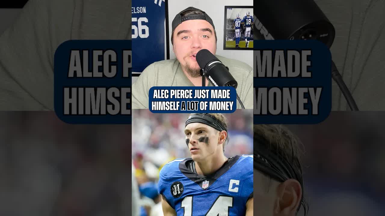 Contract year Alec Pierce has been DOMINANT for the #indianapoliscolts episode artwork