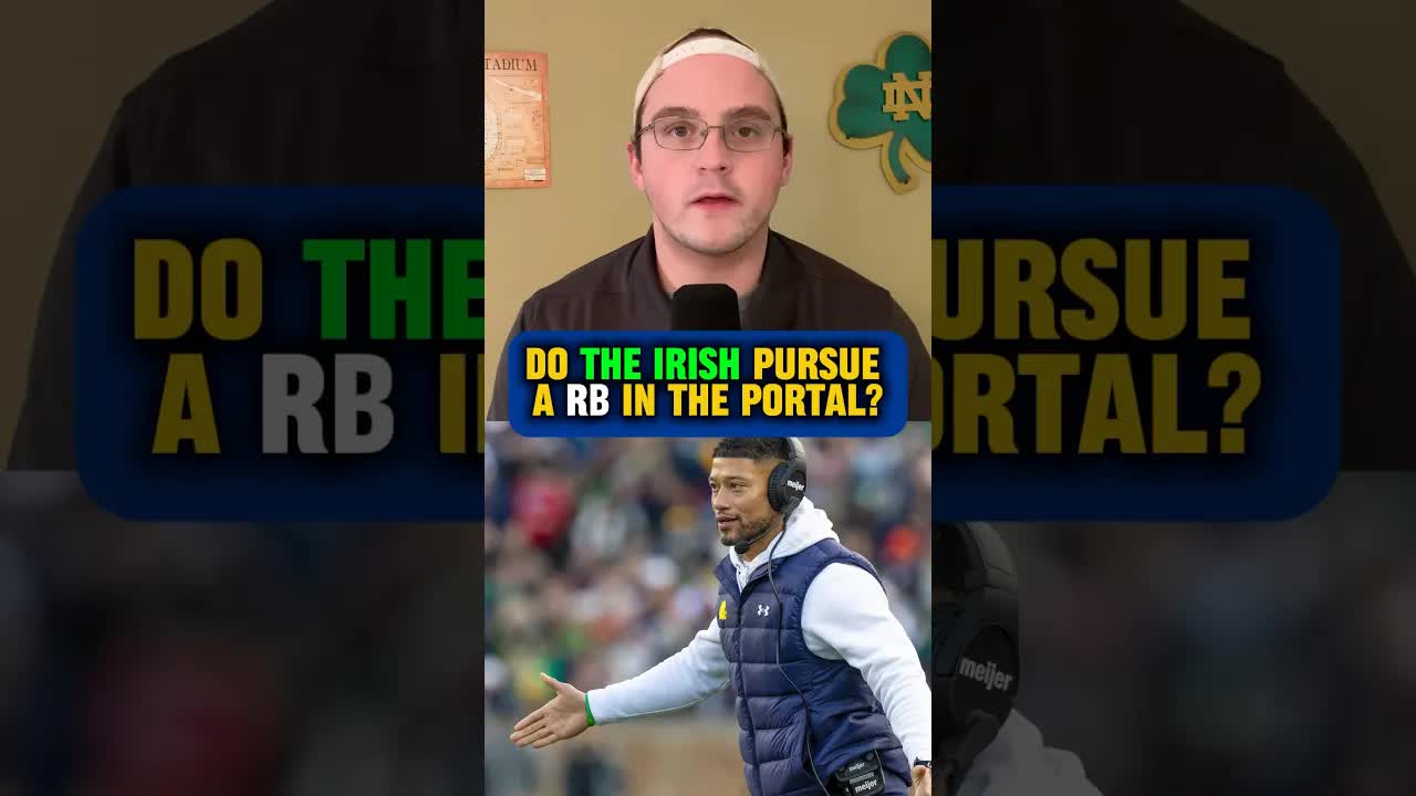 The #Irish lost two key backs but have young talent on the way 👀 #NotreDame #football #edit #shorts