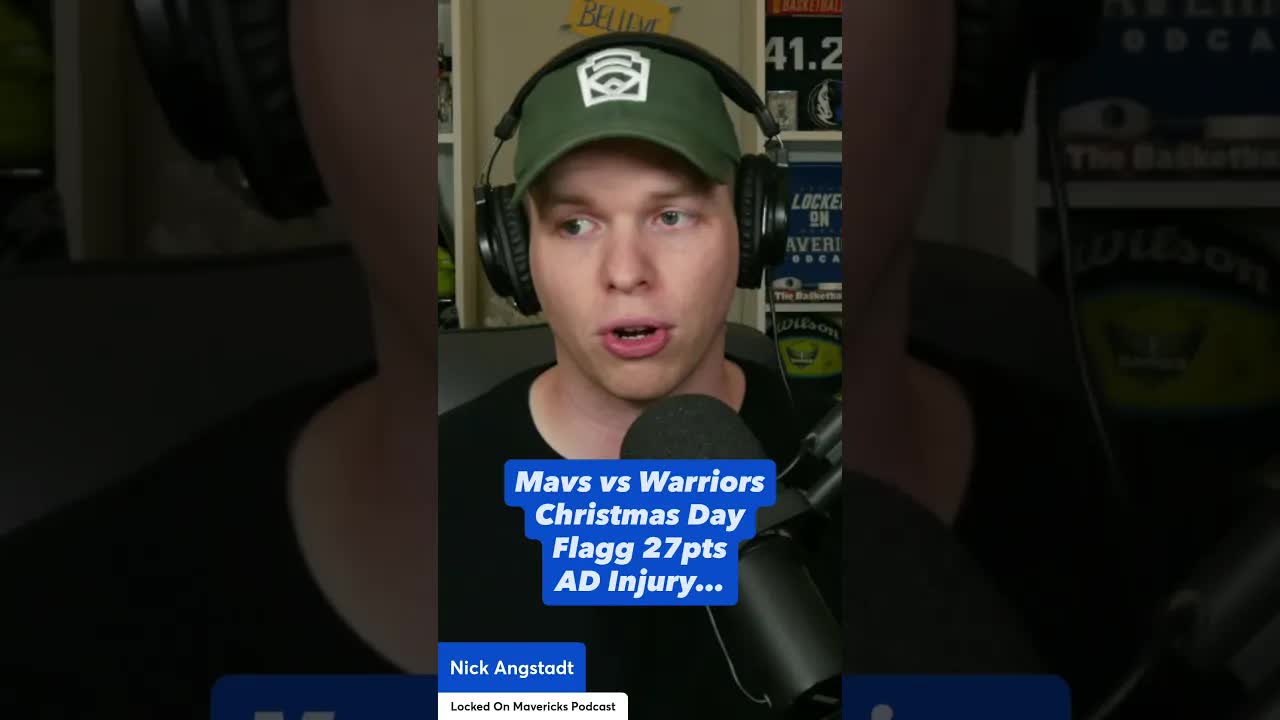 Cooper Flagg is Awesome, Dallas Mavericks Lose to Golden State Warriors on Christmas Day, AD INJURY