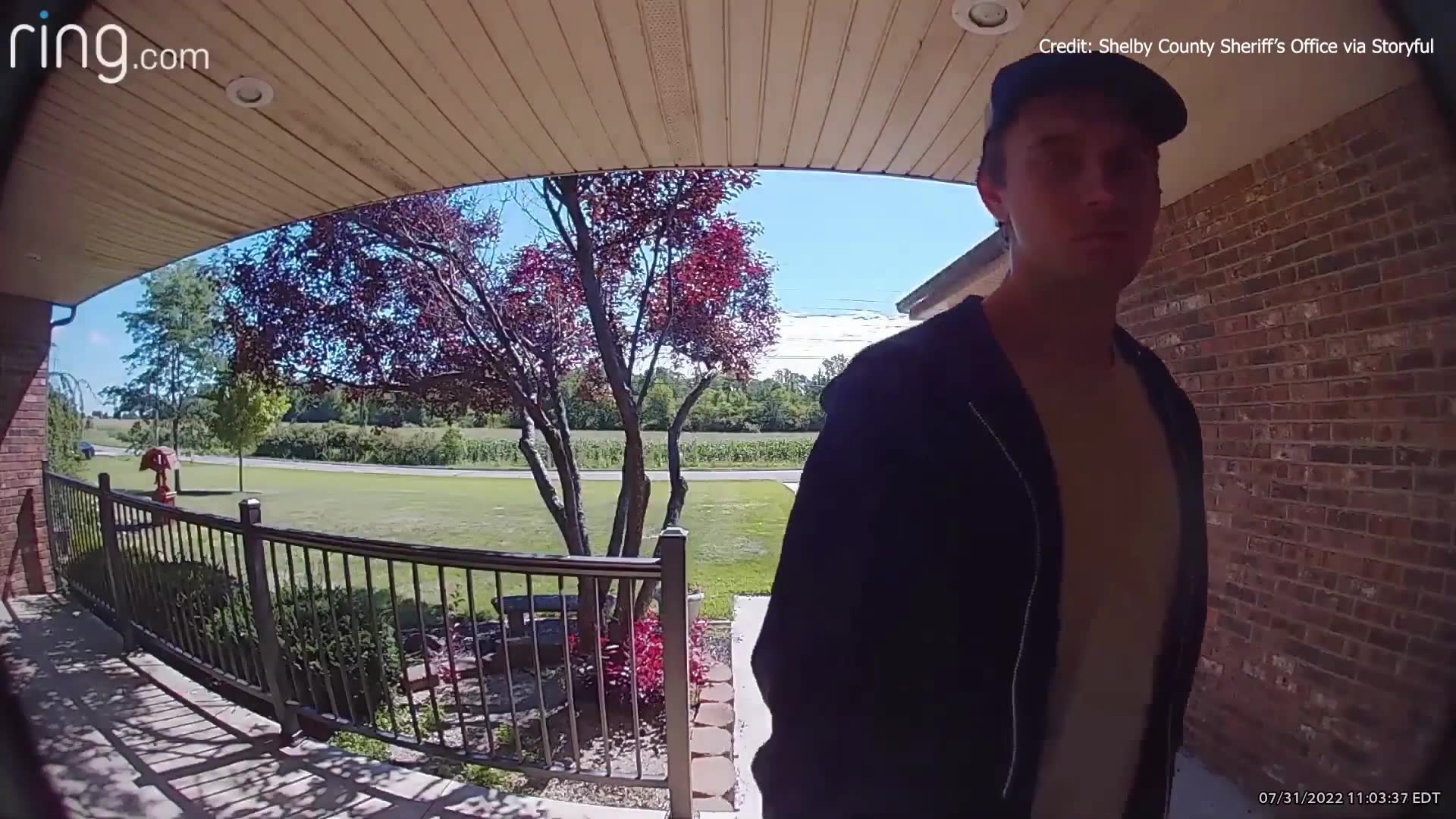 Doorbell camera captures defensive shooting
