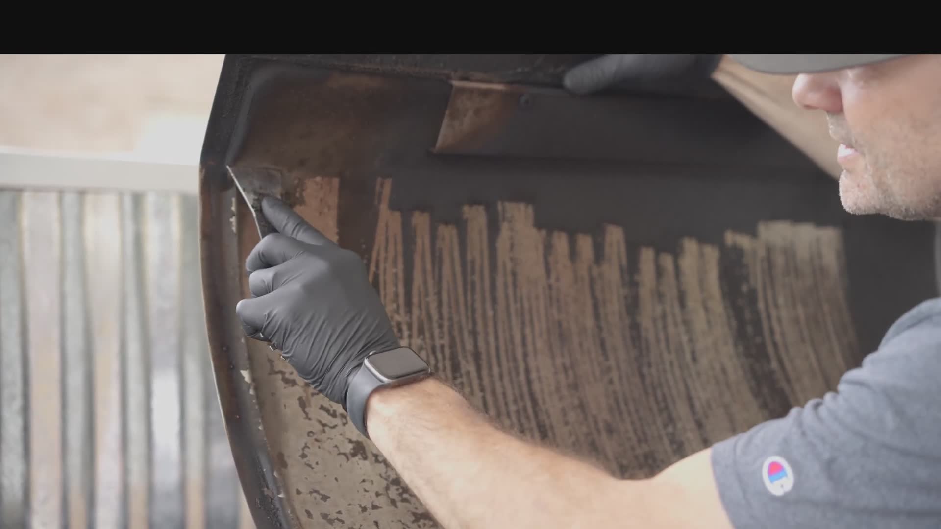 End of year pellet grill cleaning