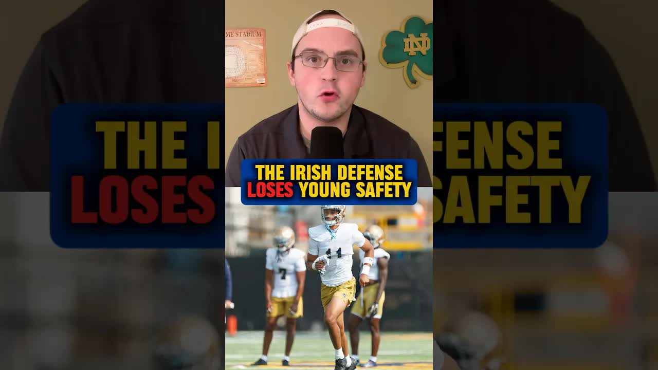 Blair is out but it’s a testament to the program that Marcus Freeman has built 👀 #NotreDame #edit