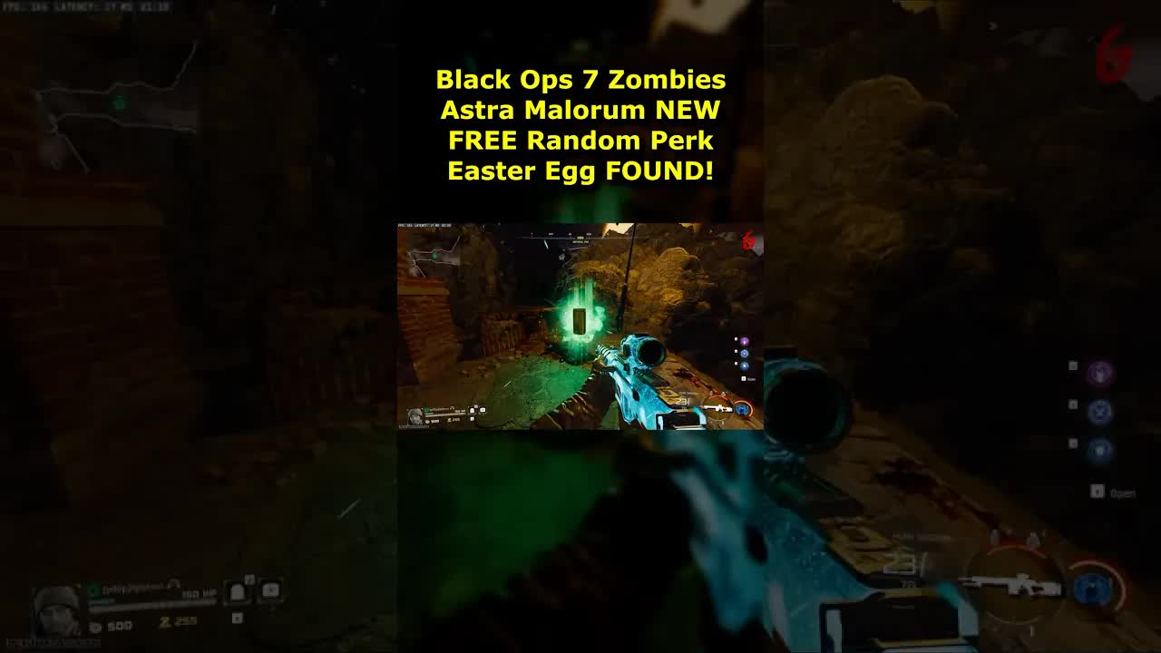 Astra Malorum NEW Free Perk Easter Egg! ALL Free Powerups Locations Easter Egg Guide! (BO7 Zombies)