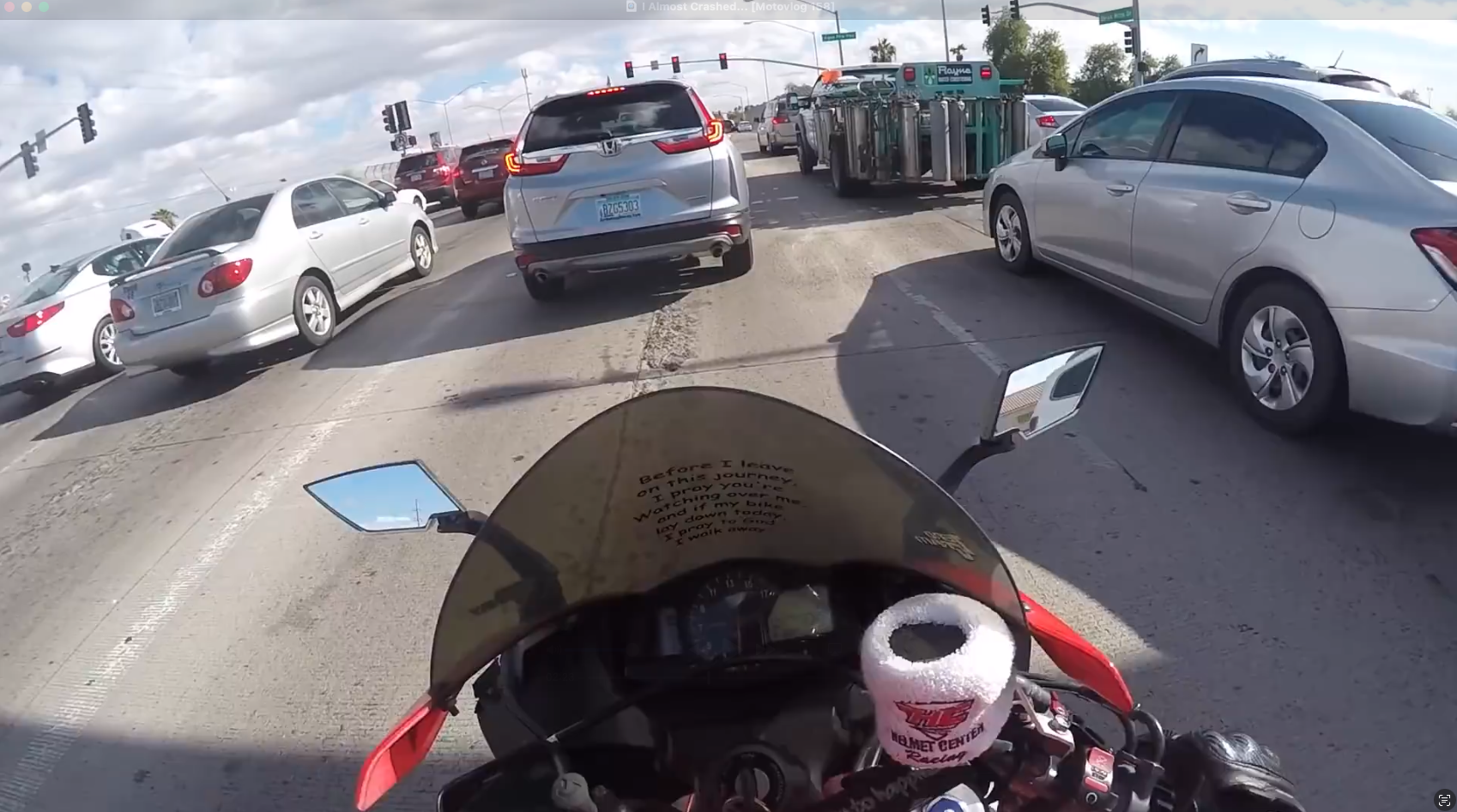 Almost-accident caught on camera shows how close disaster came